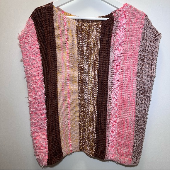 Anthropologie Textured Sweater Pancho Top - Size XS - Picture 2 of 11